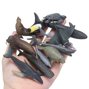 12pcs Simulácia Dinosaurov Morských Živočíchov Žijúcich Zvierat Model Hračky, Stavebnice Vtipné detské Vzdelávacie Hračka