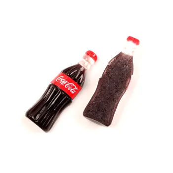 20Pcs Červená Živica Cola Fľaše Dekorácie Remesiel Flatback Cabochon Kawaii DIY Doplnkov Pre Scrapbooking Príslušenstvo