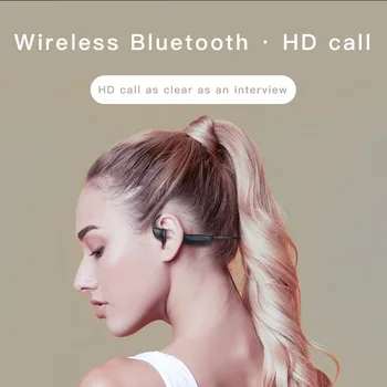 G100 Športové Bezdrôtové Bluetooth Slúchadlá 5.1 Kostné Vedenie Headset S Mikrofónom Vodotesné Slúchadlá pre iPhone Huawei Xiao