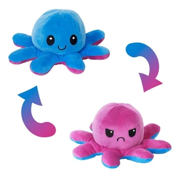 Hračka shifter Reversib Stôl Dekorácie plnené Dekor Octopus Spálňa Veci pulpo obojstranné Fidget-Hračky import Odporúčame juguete
