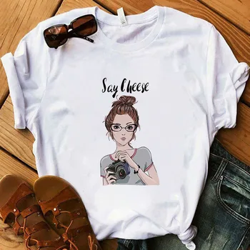 Láska Čítania Knihy Dievča Vytlačené Tričko Femme Tumblr Oblečenie Letné Žena T-shirt Lady Dievča Topy Tees