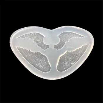 Modelovanie anjel krídla mydlo plesní, Ručne vyrábané mydlo silikónové formy na mydlo formy Vysokej kvality, Modelovanie plesne