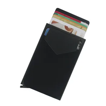 Pop-out RFID Karty Držiteľ Pružnosť Späť Puzdro na Kreditné Držiteľ Blokovanie Chrániť Cestovné Puzdro, ID držiteľa Karty Štíhly Hliníkový Peňaženky