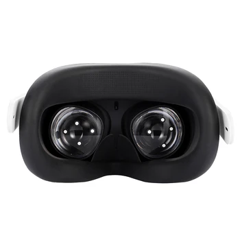 Silikónová Maska na Tvár Kryt pre Oculus Quest 2 VR Medzifázového Pokožky Tváre Ochranné Vankúš Oko Pad pre Quest 2 Príslušenstvo