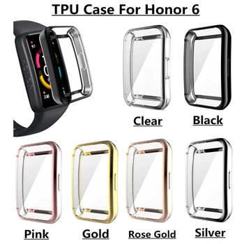 TPU Full Screen Protector Shell Pokovovanie Nárazníka Á Obrazovke Ochranné puzdro Pre Huawei Honor 6