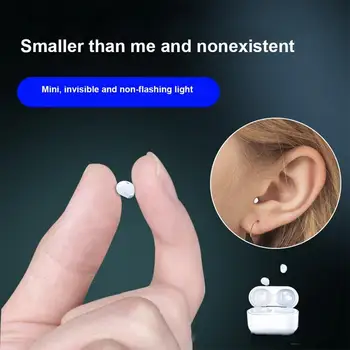 TWS Bezdrôtový lnvisible Bluetooth Slúchadlá Mini Semi-In-Ear Slúchadiel do uší x6 Zníženie Hluku Športové Headset