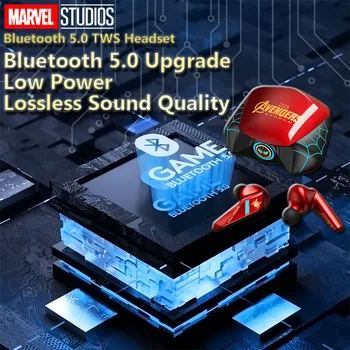 Zníženie hluku Marvel Hra Bluetooth Headset E-športové Bezdrôtové Non-Oneskorenie Vysokej Kvality Ultra Long Endurance pre Android pre iOS