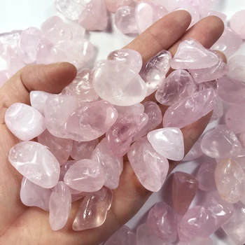 100g Prírodný Ružový Kryštál Prášok Crystal Štrku Rock Surové Klenot kameň Minerálne akvárium Bonsai Dekorácie Energie Kameňa plavidlá