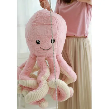 18-80 cm Cartoon Octopus Veľké Vankúše, Plyšové Plyšové Hračky, Bábiky, Vankúše Domov rozkladacia Pohovka Dekor Ozdoby Deti, Dievčatá Darček k Narodeninám