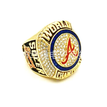 2021 Nové Atlantas Braves Série krúžok pre mužov Majstrovstvá Krúžok Solera baseball športové hry šperky cool hip-hop droship darček