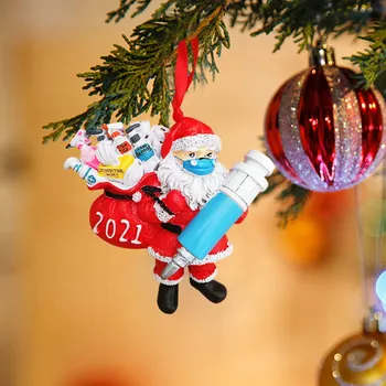 2021 Živice Santa Claus Prívesok Roztomilý Ozdoby Na Vianočný Darček A Party Dekorácie Vianočný Strom Visí Prívesok Dropship Sladké