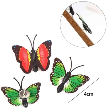 30pcs/nastaviť Farbu Motýľ Pushpins Pushpins Dekorácie Korku Pevné Kovové Pushpins Jednotný Priemer Cca 4cm S Box