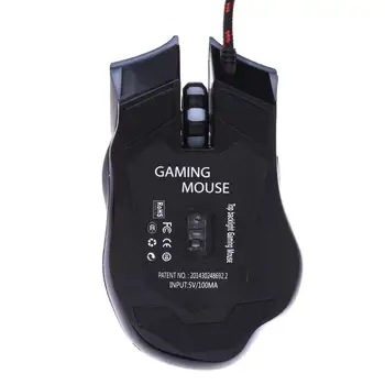 3200DPI LED Optické 6D USB Káblové Herné Hry Myš Pro Hráč Myši Pre PC, Notebook, Nastaviteľné 7 Tlačidiel Profesionálny Hráč Myší