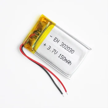 4 ks 3,7 V 150mAh Nabíjateľná Batéria Lítium-Polymérová LiPo batérie 302030 Pre Mp3, GPS, PSP bluetooth gps, DVD vedi pero pre slúchadlá