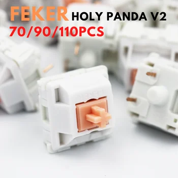 70/90/110 Ks Feker 3Pin Podobné Svätého Panda V2 Prepínače pre Mechanické Klávesnice Náhradné Dotykové Polykarbonátu Top Bývanie