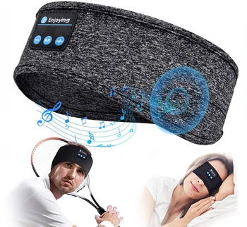 Bezdrôtové Spanie Slúchadlá So Systémom Slúchadlá Spánku Stereo Headset Športové Hudby Hlavový Most Očná Maska Pre Bluetooth Strane Spáč