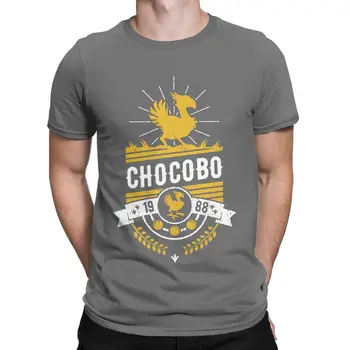 Chocobo Final Fantasy T-Shirt Muži, Ženy, Hry, Herné Voľný Čas Bavlna Tee Tričko Posádky Krku, Krátke Sleeve T Košele Letné Oblečenie