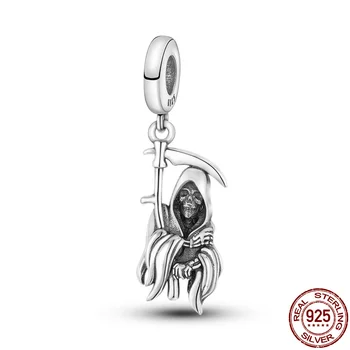 Horúce Nové Produkty 2021Arrival Reálne 925 Sterling Silver smrtka Korálky Fit Pôvodnej 3 mm Náramok DIY Šperky
