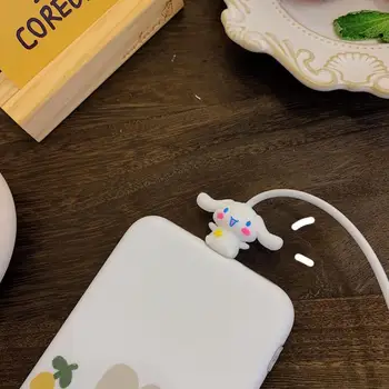 Kawaii Cinnamoroll Mymelody Kuromi Sanrio Dátový Kábel Ochranné Puzdro Je Vhodné pre Apple Nabíjací Kábel Anime Hračky pre Dievčatá