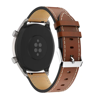 Kožené Watchband pre Huawei Sledovať samsung GT, GT2 46 mm/ gt 2e/Česť Magic 2 46 mm Remienok Kapela 22 mm Náramok Náramok pre Amazfit GTR 47MM