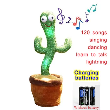 Krásne Rozprávanie Hračka Tanec Kaktus Bábika Hovoriť Hovoriť Zvukový Záznam Opakovať Hračka Kawaii Kaktus Hračky Pre Deti Detský Vzdelávania Hračka Darček