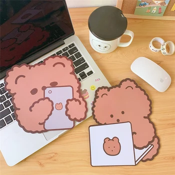 Kórejský In Cartoon Podložka pod Myš s Malým Pink Mini Roztomilý Počítač Študent Office Non-slip Študent Tvorivé Kawaii Tabuľka Mat