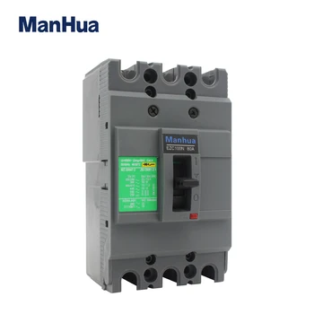 ManHua 3P Automatické EZC100N 80A 50/60Hz Triple Pólov lámanie kapacita Tvarovaný Prípade Istič