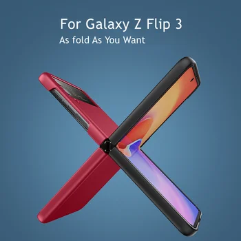 Matný Tenký obal pre Samsung Galaxy Z Flip 3 Kryt Telefónu Ultra Tenké Tvrdé PC Späť Shockproof Prípade Z Flip3