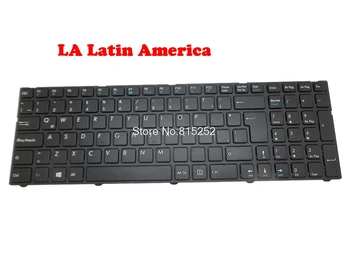 Notebook Klávesnica Pre Pegatron C15 MP-13A86LA-528 0KN0-CN1LA12 latinská Amerika LA Nový Čierny Rám