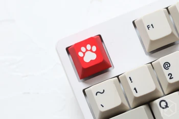 Novinka cherry profil dip dye socha pbt keycap pre mechanické klávesnice laser leptaní legenda mačka pad r1 1x čierna červená modrá