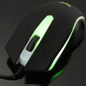 Nové Káblové Herné Myšou 1200DPI LED USB Počítačová Myš Hráč Tichý Optických Myší S Podsvietením Pre PC, Notebook, Notebook