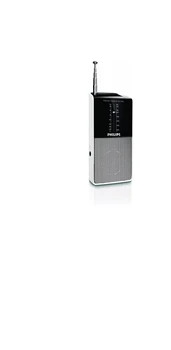 Philips AE1530/00 prenosné Rádio, DAB +/FM Rádio, Bluetooth (Bluetooth, FM/OM analógový tuner) Strieborná/čierna