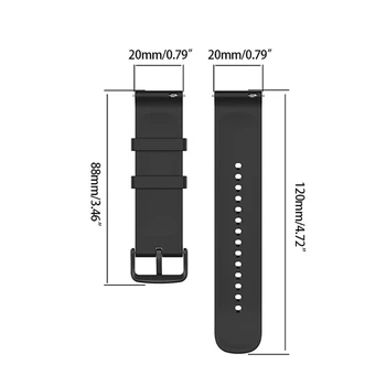 Silikónové Ramienka Potítka Pre Galaxy Watch4/Watch4 Klasický Smart Pásma Kolo Chvost Nahradenie Šport Watchband