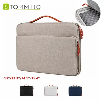 STOMMIHO Laptop Taška 13 13.3 14.1 15.4 palcový Notebook Sleeve Taška Prípade pre MacBook Air Pro Huawei Pro Povrch Dell XPS Skladovanie Taška