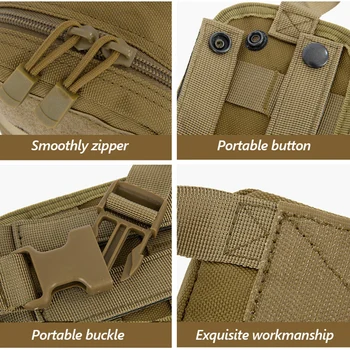 Taktické Prvá Pomoc Kit MOLLE Lekárske Úložný Vak Outdoor Športové Pohotovostné Záchranné Púšti Survival Kit Camping Tool Bag X455A