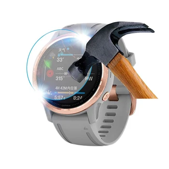Tvrdené Sklo 9H 2.5 D Premium Pre Garmin Fenix 6S 6X 6Pro 5S 5Plus Screen Protector Film Stráže Smartwatch Displej Krytu Hodinky
