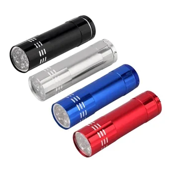 Ultrafialové 9 LED Baterka Fialové Svetlo UV Baterky Lampy AAA Batérie Mini Prenosné, Nepremokavé Peniaze Detektor Pochodeň Svietidla