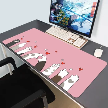 Veľké XL Roztomilé Myši Mat Anime Notebook Mouse Pad Notbook XXL Počítačovej Klávesnice Gaming Mousepad Hráč Hrať Rohože 900x400mm PC Gamer