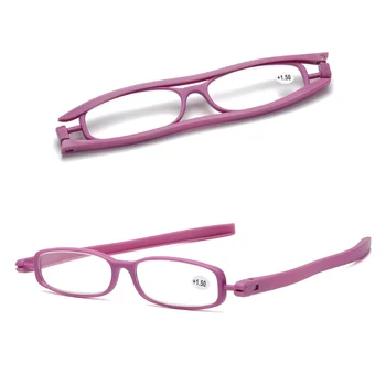 Zilead Módne Mini Dizajn Okuliare Na Čítanie Muži Ženy Otáča Malé Oválne Presbyopia Okuliare Prenosné Unisex Reader Okuliare