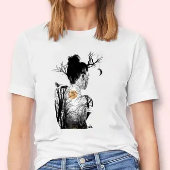 Ženy Psa Zábavné Štýl Trend Pery 90. rokov Tlač Roztomilý Nové Módne Grafické Tričko T-Shirt Lady Cartoon Žena Topy Tees Oblečenie Tlač